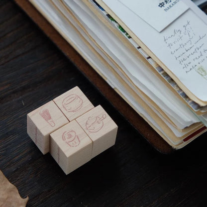Wenyea: [1.5cm Rubber Stamps] It's matcha series