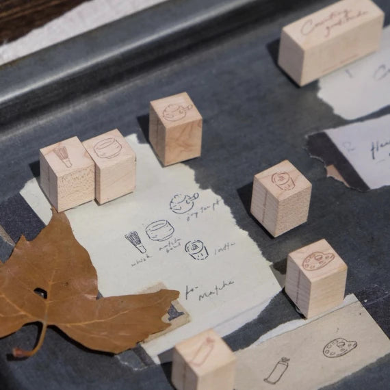Wenyea: [1.5cm Rubber Stamps] It's matcha series