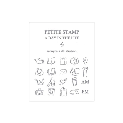 Wenyea: [Petite Stamps] A DAY IN THE LIFE