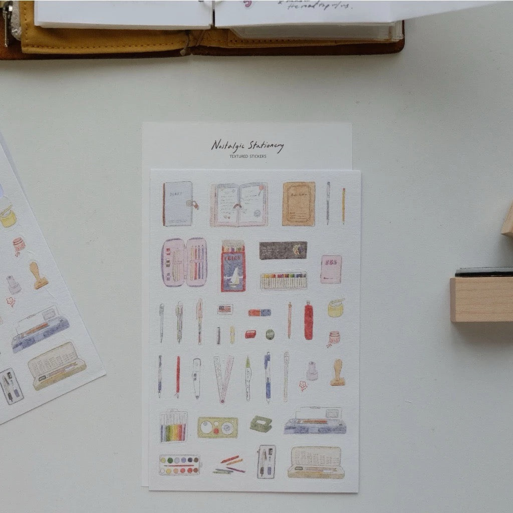 Wenyea: [Sticker] Nostalgic Stationery