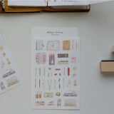 Wenyea: [Sticker] Nostalgic Stationery