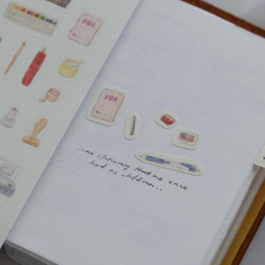 Wenyea: [Sticker] Nostalgic Stationery