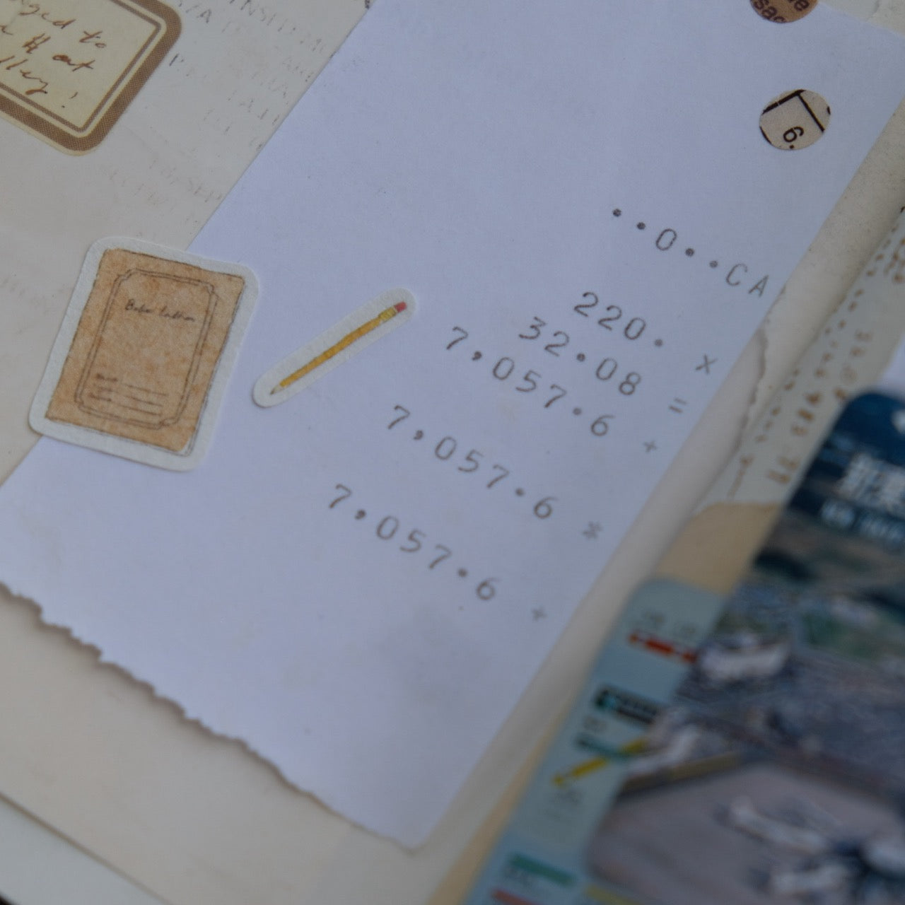 Wenyea: [Sticker] Nostalgic Stationery