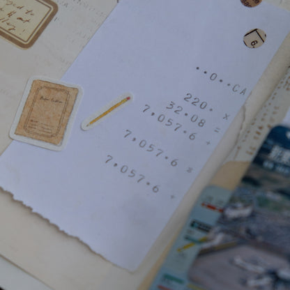 Wenyea: [Sticker] Nostalgic Stationery