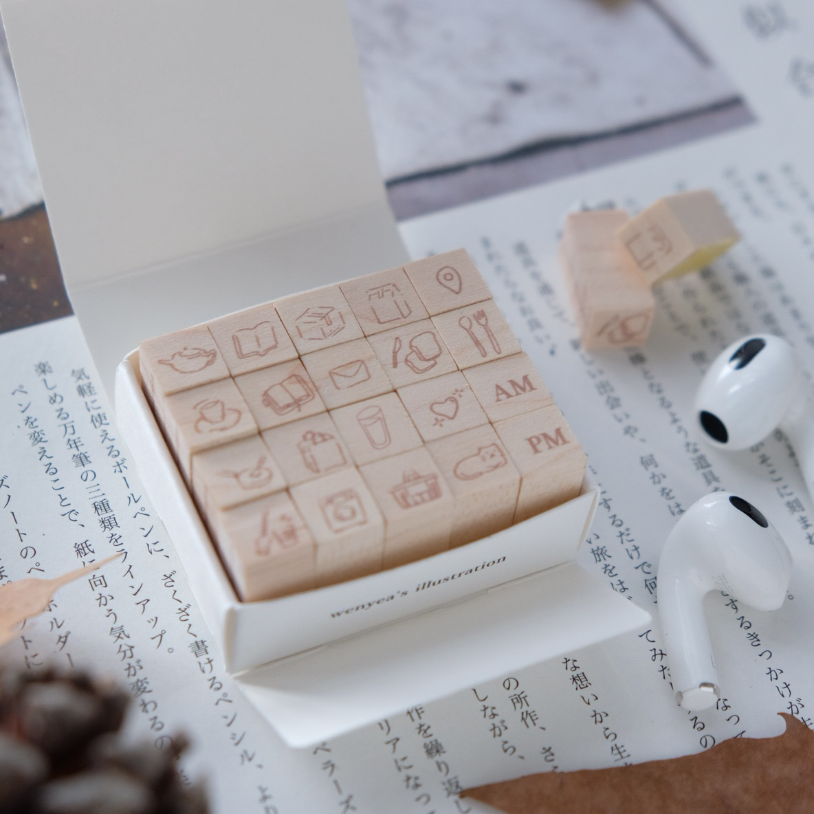Wenyea: [Petite Stamps] A DAY IN THE LIFE