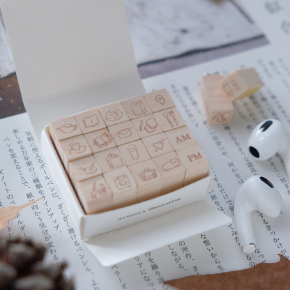 Wenyea: [Petite Stamps] A DAY IN THE LIFE