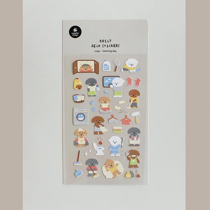 Suatelier Stickers: Cleaning Day