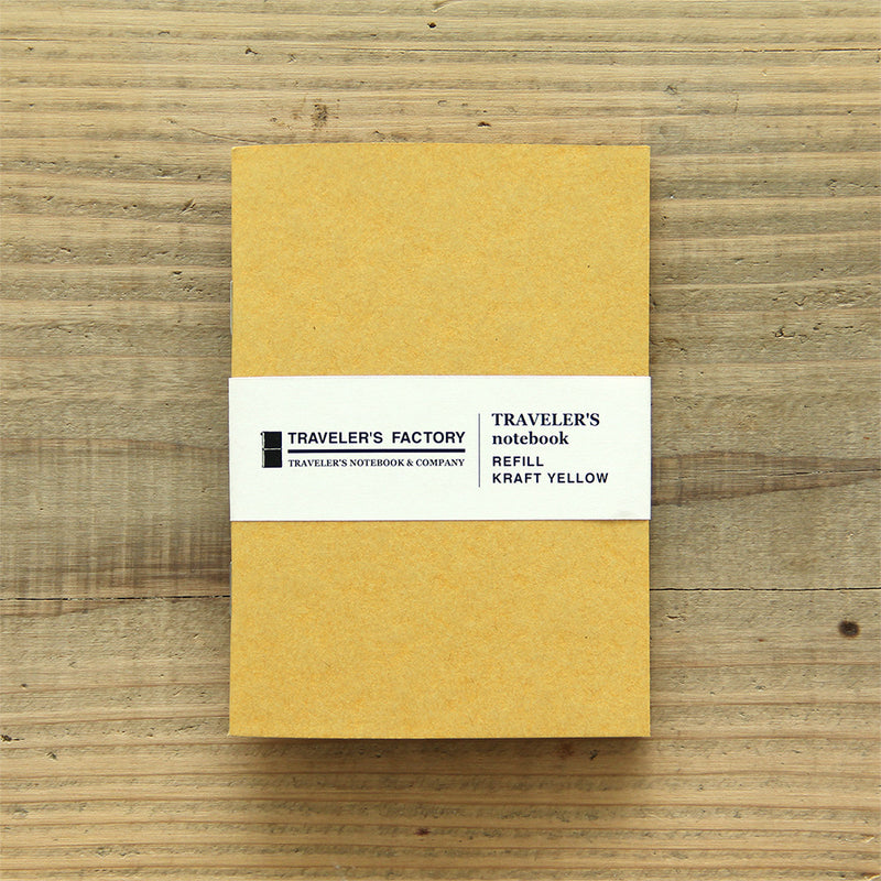 TF: Yellow Kraft Paper Refill (Passport Size)