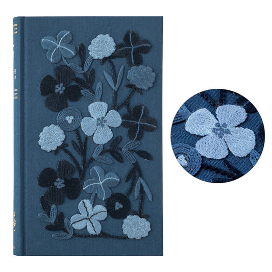 Midori: 5-Year Diary Embroidery Flower [Navy]