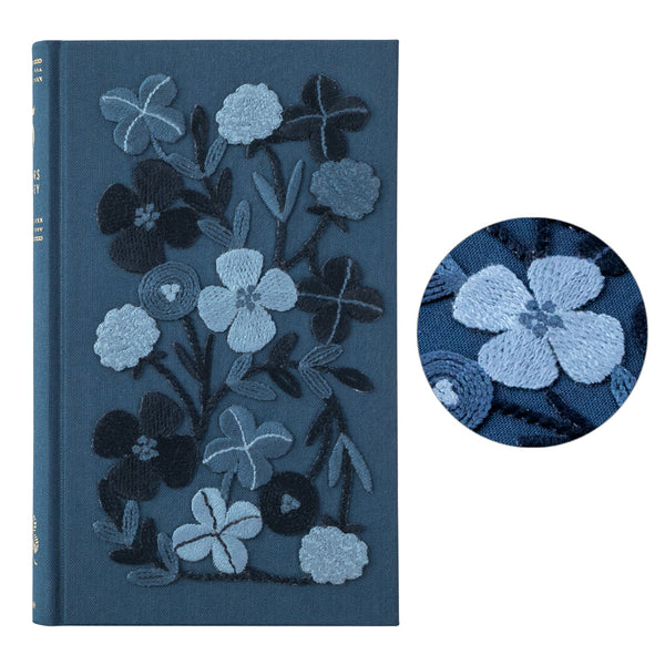 Midori: 5-Year Diary Embroidery Flower [Navy]