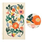 Midori: 5-Year Diary Embroidery Flower [Beige]