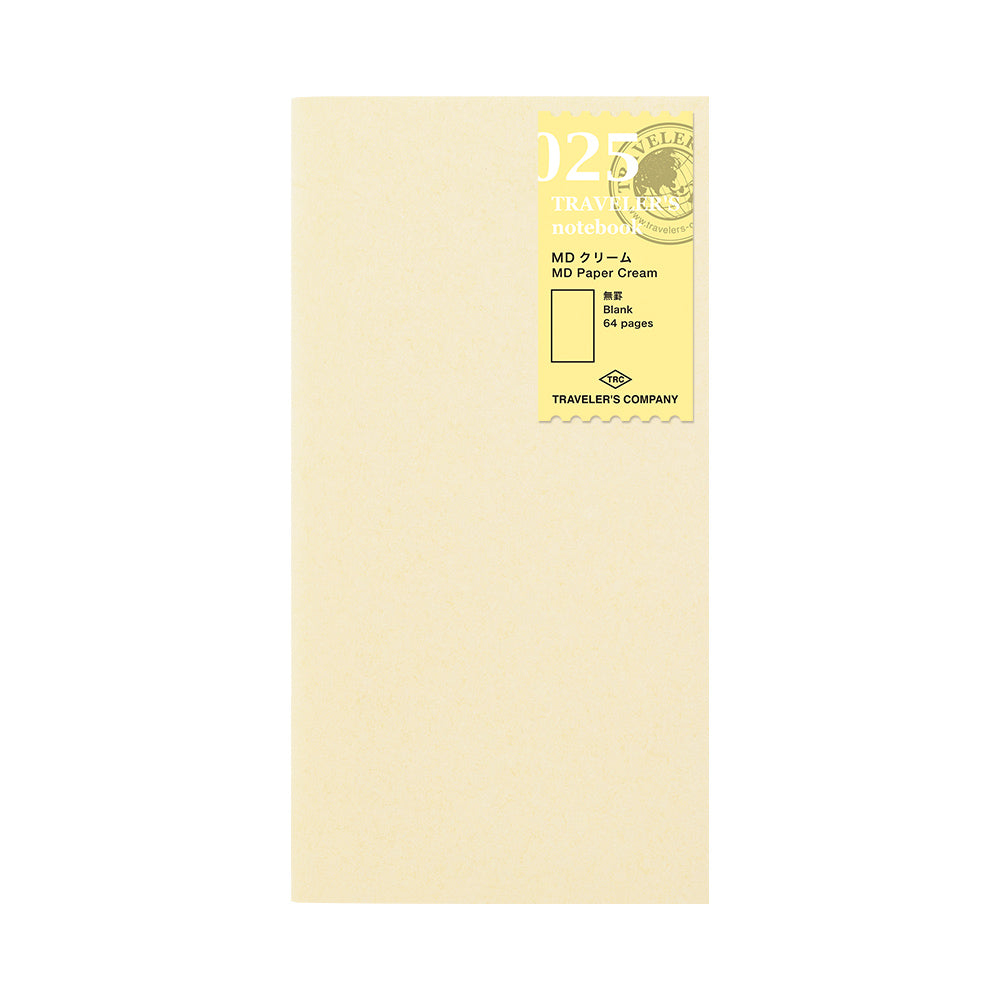 025 Refill MD Paper Cream Notebook (Regular Size)