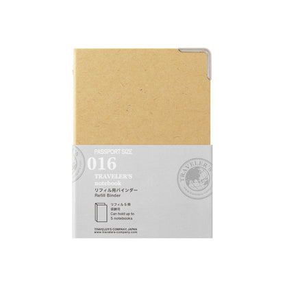 016 Binder for Refills (Passport Size)