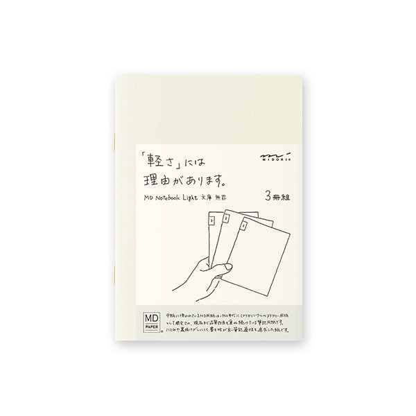 [Discontinued] MD Notebook Light (Blank) - Set of 3