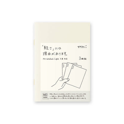 [Discontinued] MD Notebook Light (Blank) - Set of 3