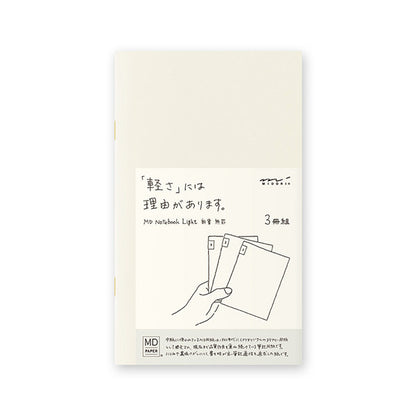 [Discontinued] MD Notebook Light (Blank) - Set of 3