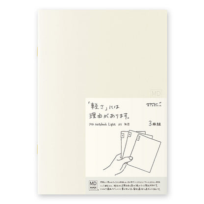 [Discontinued] MD Notebook Light (Blank) - Set of 3