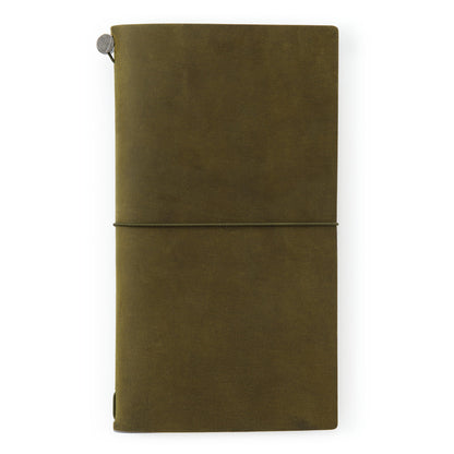 TRAVELER'S notebook (Regular Size) Starter Kit in OLIVE