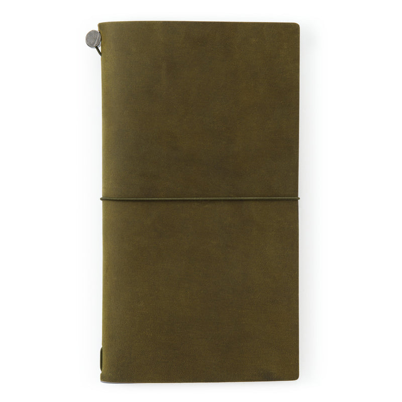 TRAVELER'S Notebook (Regular Size) Starter Kit in OLIVE