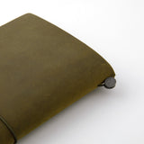 TRAVELER'S notebook (Regular Size) Starter Kit in OLIVE