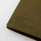 TRAVELER'S Notebook (Regular Size) Starter Kit in OLIVE