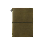 TRAVELER'S Notebook (Passport Size) Starter Kit in OLIVE