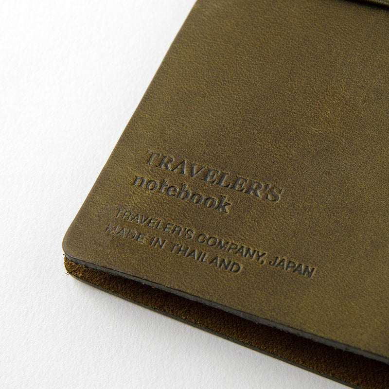 TRAVELER'S Notebook (Passport Size) Starter Kit in OLIVE