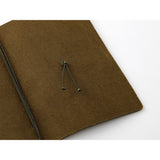 TRAVELER'S Notebook (Passport Size) Starter Kit in OLIVE