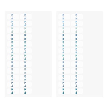 Midori: Sticker Series - Index Number Seal Blue