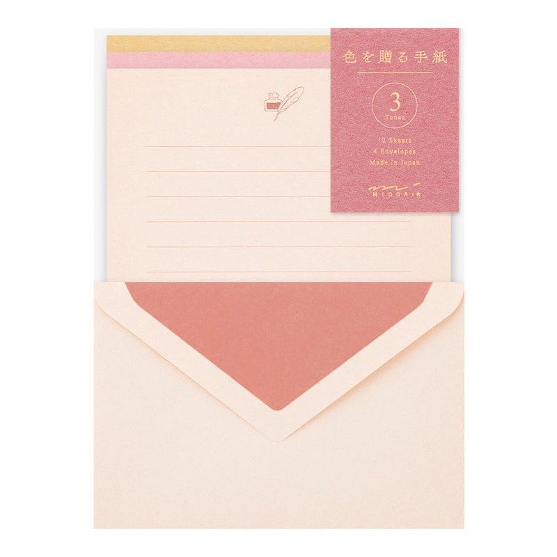 Midori: Giving a Colour Letter Set PINK