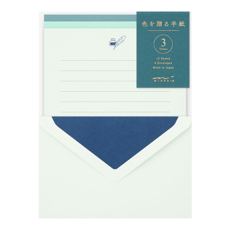 Midori: Giving a Colour Letter Set BLUE