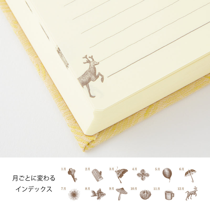 Midori: 3-Year Diary Gate Kyo-ori [Overseas Limited]