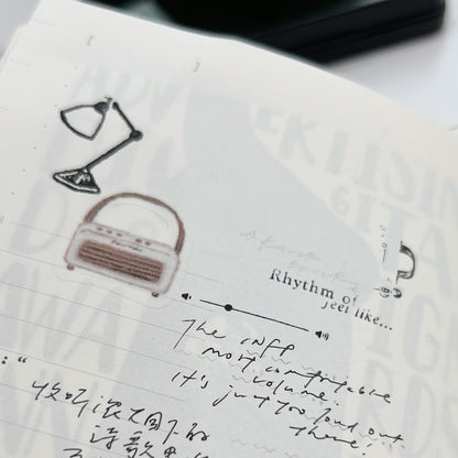 PC x Phavourite: 9pt.(3) Tiny Text Rubber Stamps [18 options]
