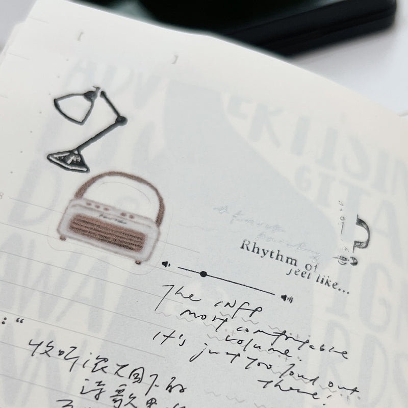PC x Phavourite: 9pt.(3) Tiny Text Rubber Stamps [18 options]