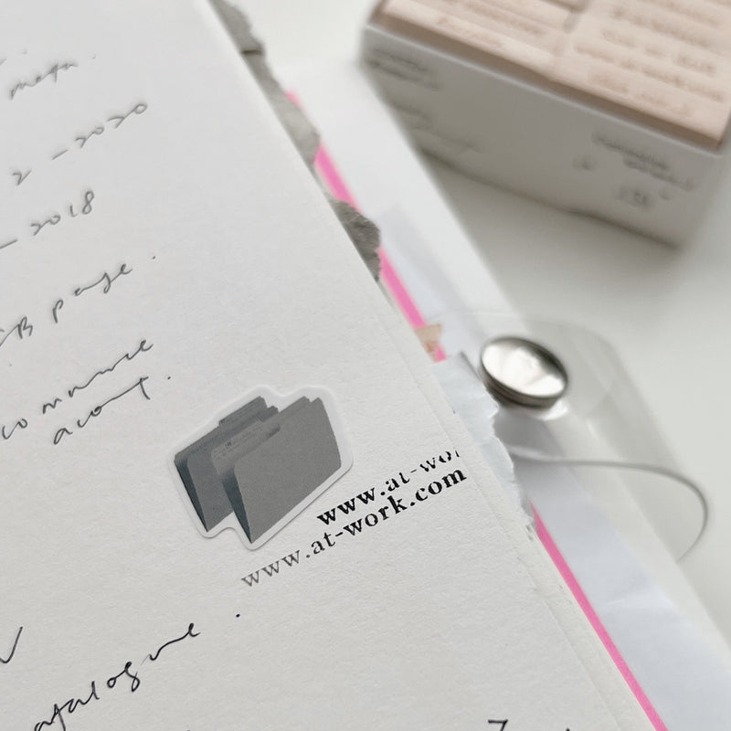 PC x Phavourite: 9pt.(3) Tiny Text Rubber Stamps [18 options]