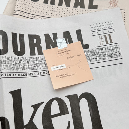 PC x Phavourite: 9pt.(3) Tiny Text Rubber Stamps [18 options]