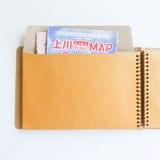 SPIRAL RING NOTEBOOK: Window Envelope