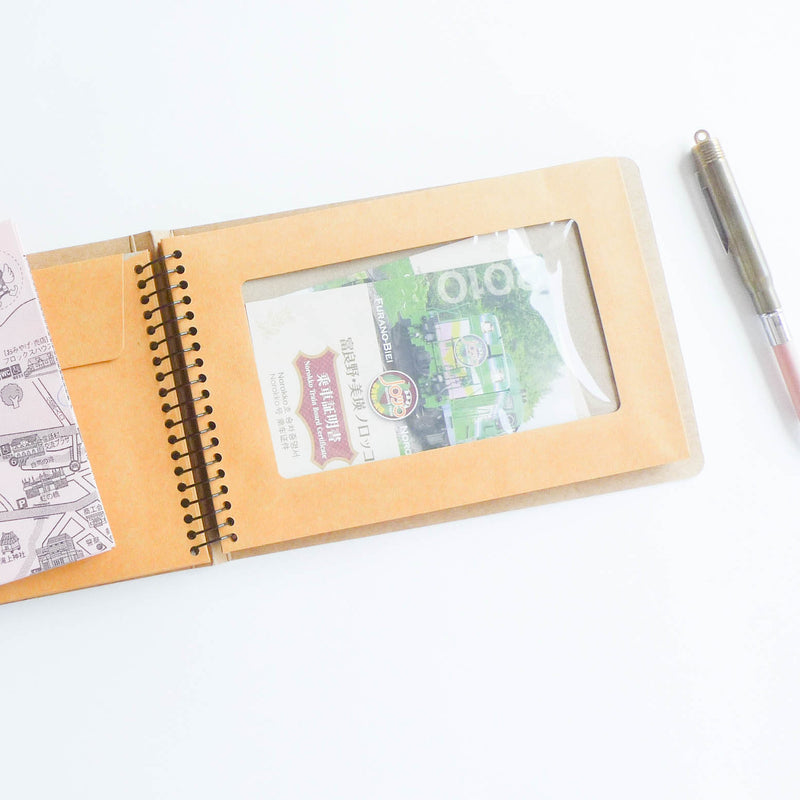 SPIRAL RING NOTEBOOK: Window Envelope