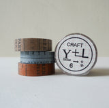 Yoko Inoue x Classiky Washi Tape: Old Book 15mm Set of 3