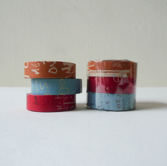 Yoko Inoue x Classiky Washi Tape: Graffiti B Set of 3