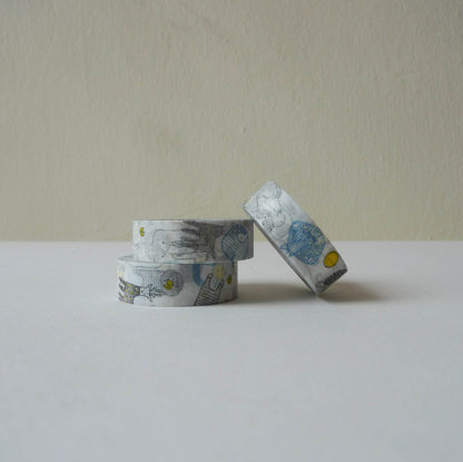 Tomomi Irago x Classiky Washi Tape: Beasts