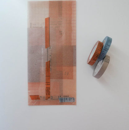 Yoko Inoue x Classiky Washi Tape: Old Book 10mm