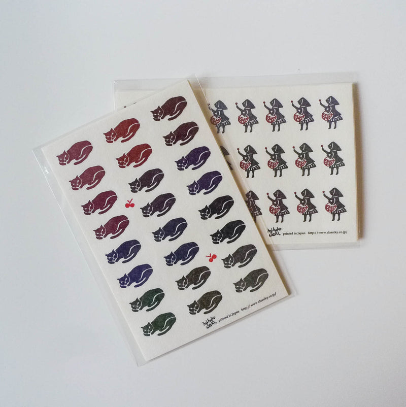 Mihoko Seki x Classiky: Stencil Art Stickers 120 pcs