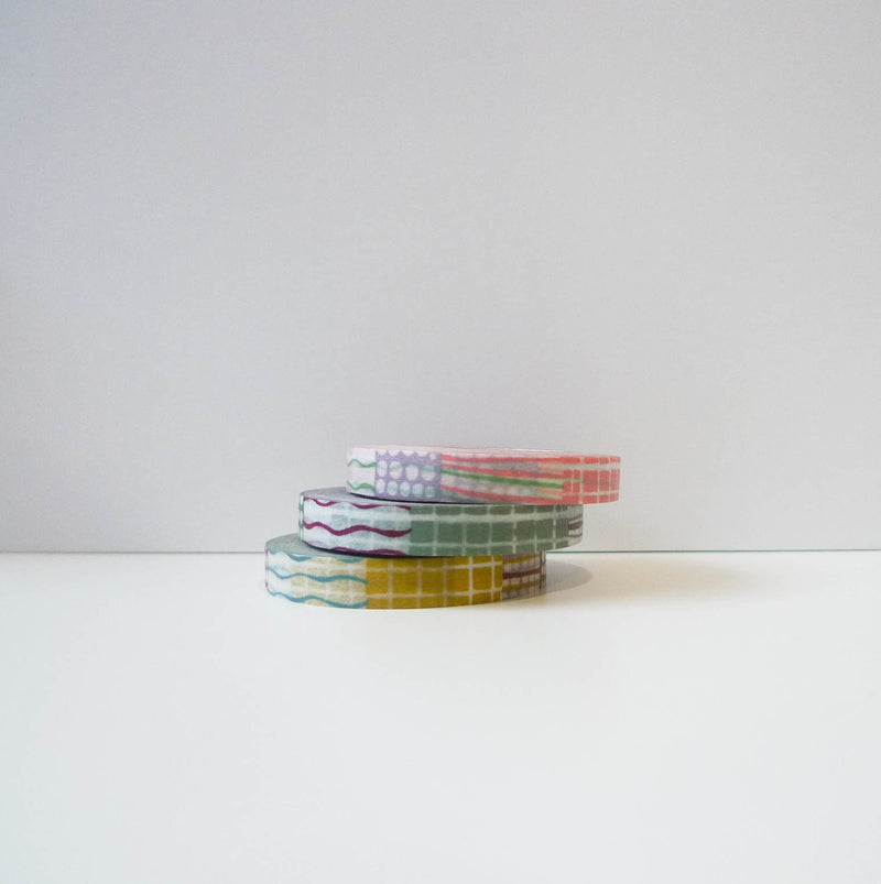 Mihoko Seki x Classiky Washi Tape: Textile 8mm