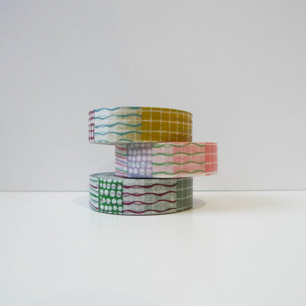 Mihoko Seki x Classiky Washi Tape: Textile 15mm