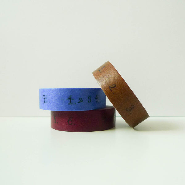 Yoko Inoue x Classiky Washi Tape: Number 15mm