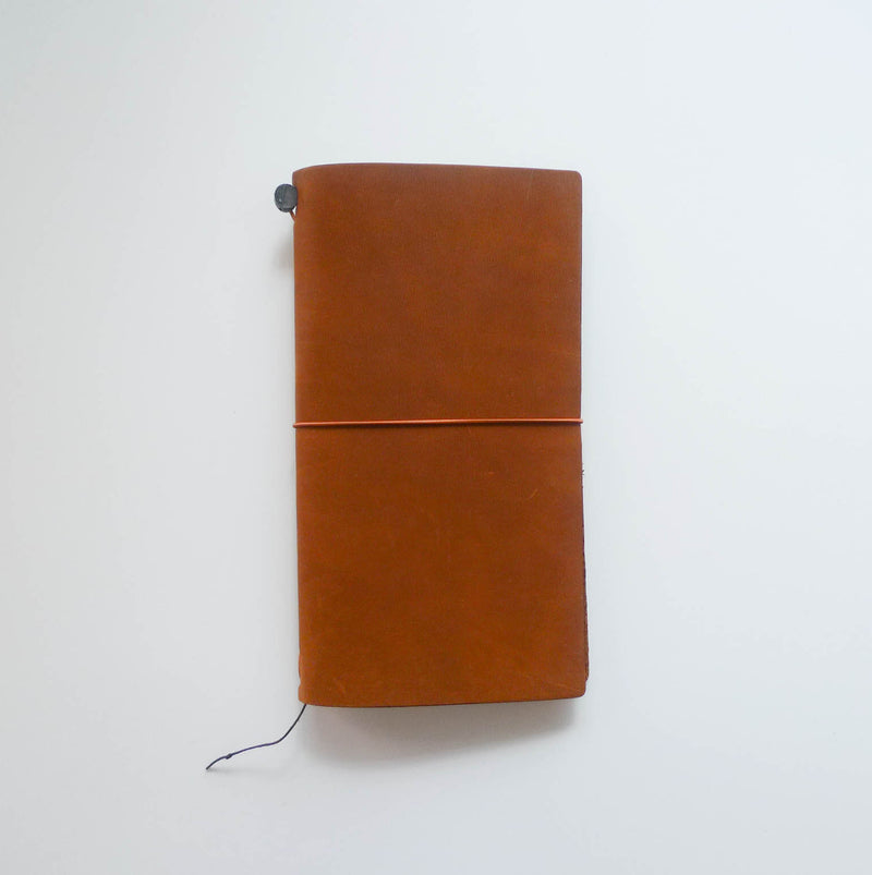 TRAVELER'S notebook (Regular Size) Starter Kit in CAMEL