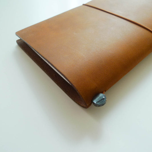 TRAVELER'S notebook (Regular Size) Starter Kit in CAMEL
