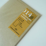 014 Refill Kraft Paper Notebook (Regular Size)