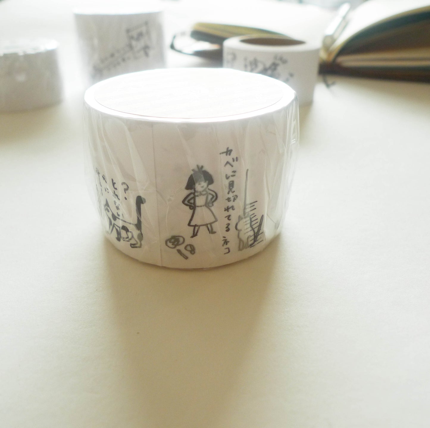 Nishio Yuki x Classiky: Cat Roll Sticky Notes